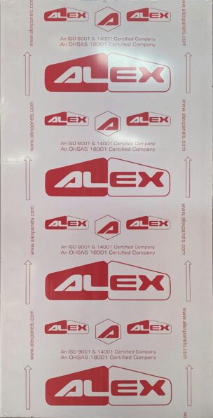 Alex Red 8 ft x 4 ft PVC Foam Board Density 4.25 17mm