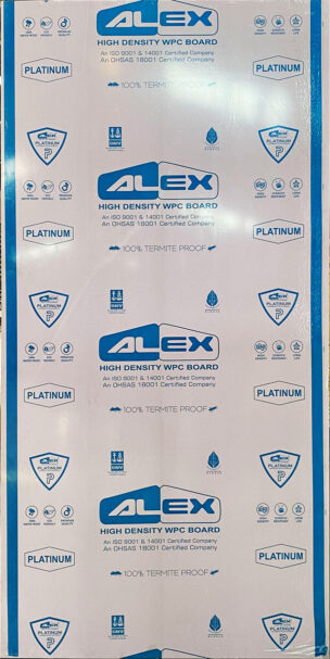 Alex Platinum 8 ft x 4 ft PVC Foam Board Density 6.7 18 mm