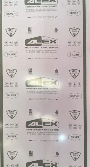 Alex Silver8 ft x 4 ft PVC Foam Board Density 5.0 18 mm