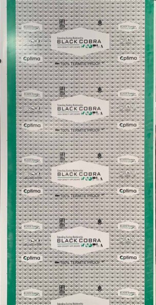 Black Cobra Optima 8 ft x 4 ft PVC Board 550 density 18 mm