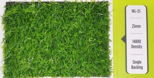 Neo Green 2500000mm x 5000 mm Artificial Grass 25mm
